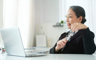 Business Owner Thinking making decisions